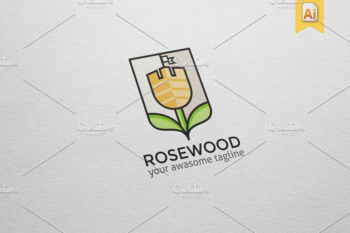 Rosewood Logo - Rosewood Logo Template ~ Logo Templates ~ Creative Market