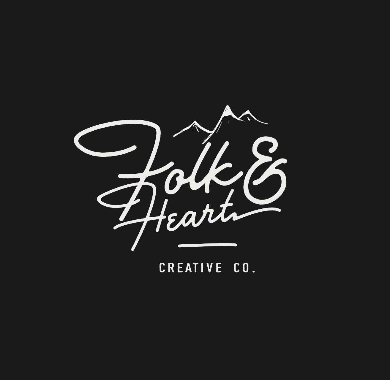 Folk Logo - Adventurous, modern, hipster logo design for Folk & Heart, a