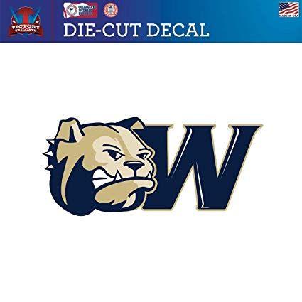 Wingate Logo - Amazon.com : Victory Tailgate Wingate University Bulldogs Die Cut