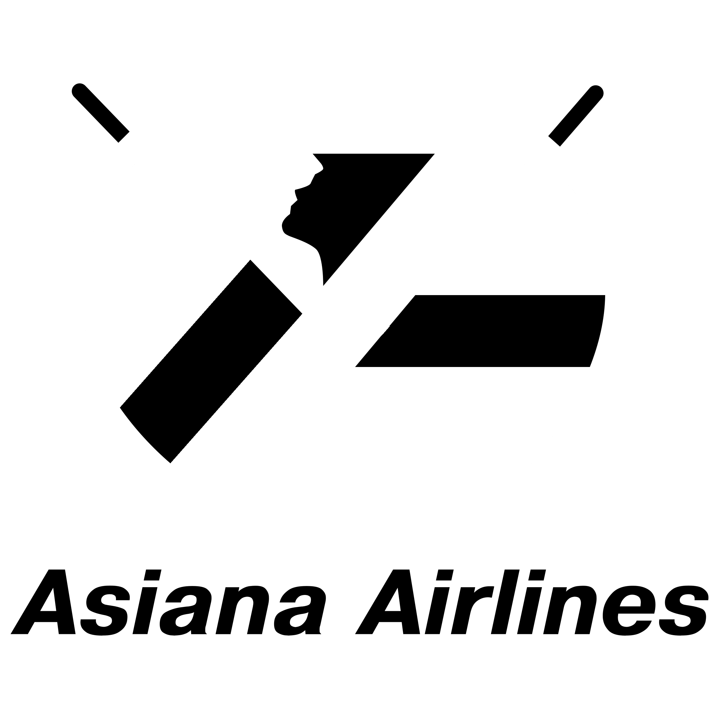 Asiana Logo - Asiana Airlines 01 Logo PNG Transparent & SVG Vector - Freebie Supply