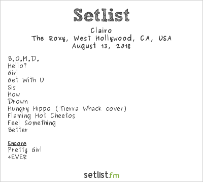 Clairo Logo - Concert Review: Clairo at The Roxy in Los Angeles | setlist.fm