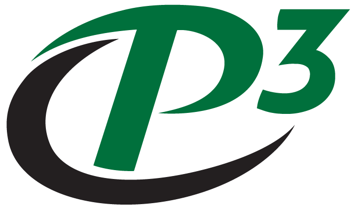 P3 Logo - Golf Simulators and Golf Swing Analyzers
