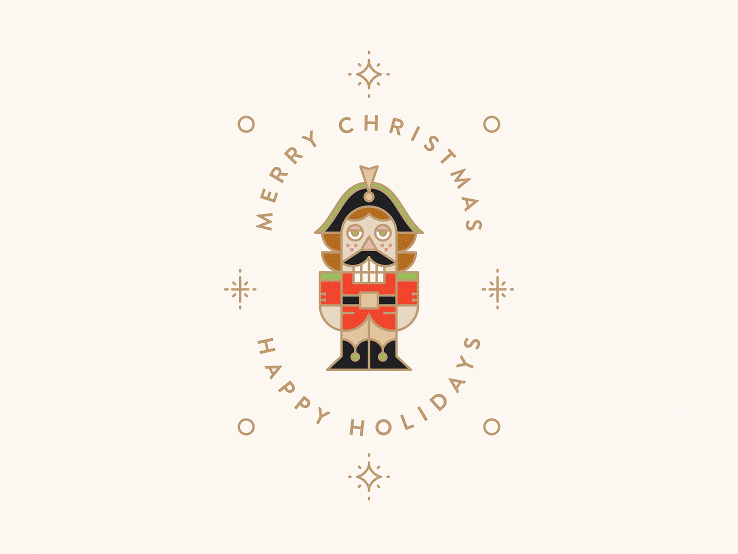 Nutcracker Logo - Nutcracker Christmas Greeting Illustration by altermade on Dribbble