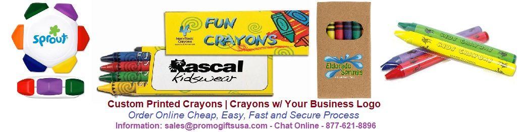 Crayons Logo - 6 Pack Crayons