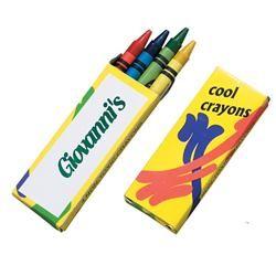 Crayons Logo - Custom Crayons - 4 Pack