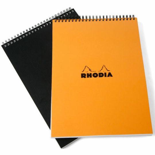 Rhodia Logo - Rhodia Top Spiral Bound No. 18 Notepad (8.25 x 11.75)