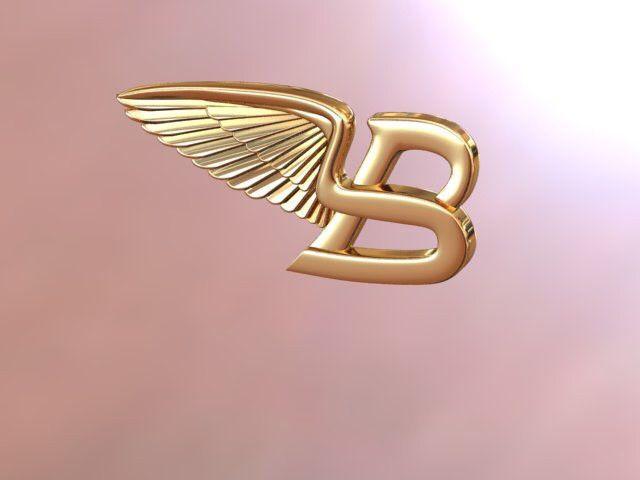 Bentely Logo - Bentley Logo 3D file for menD Print Model