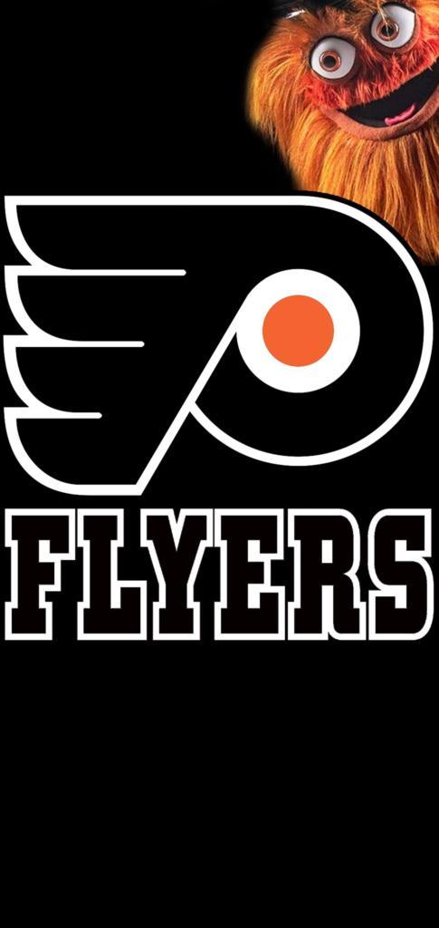 Gritty's Logo - Flyers Logo with Gritty [S10] | Samsung Galaxy S10 Wallpaper