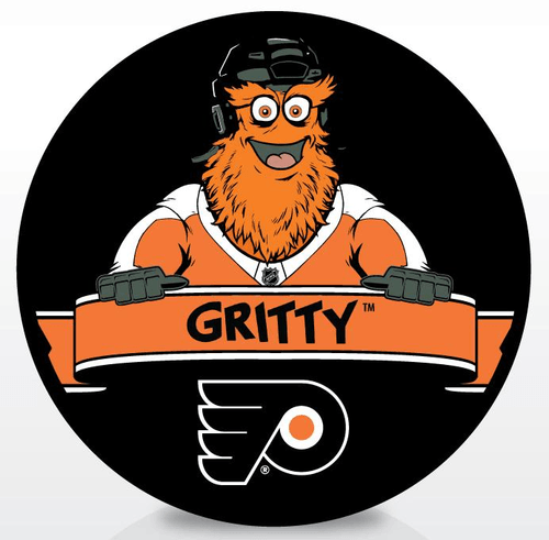 Gritty's Logo - Flyers Gritty Memorabilia | Gritty Pucks, Photos, & Bobbleheads ...