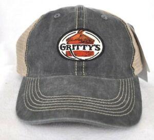 Gritty's Logo - Details about *GRITTY'S BREW PUB* Maine Vintage Dirty Wash Trucker mesh  Ball cap hat *OURAY*