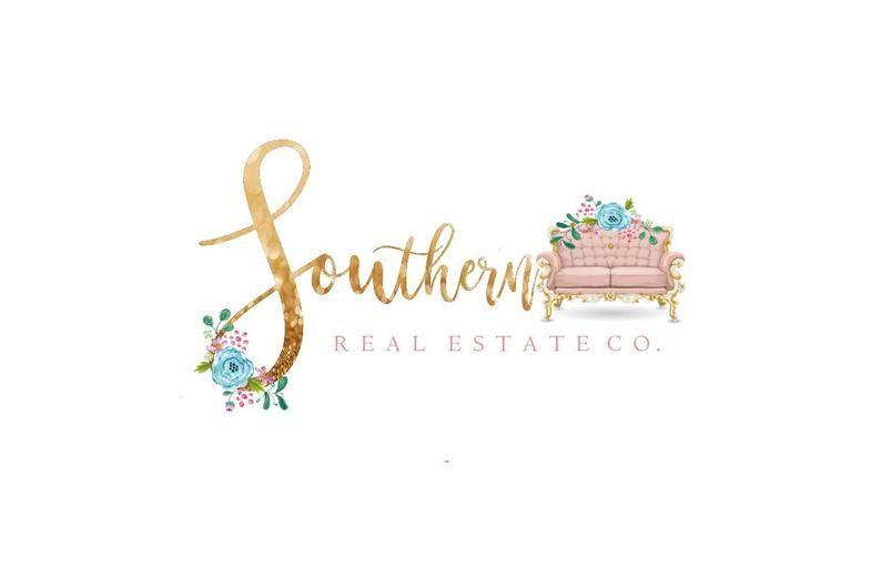 Sofa Logo - Home staging logo, Couch logo, Sofa logo, Sofa design, Real estate logo, Realtor logo, Home logo, Furniture logo, Floral logo, Gold floral