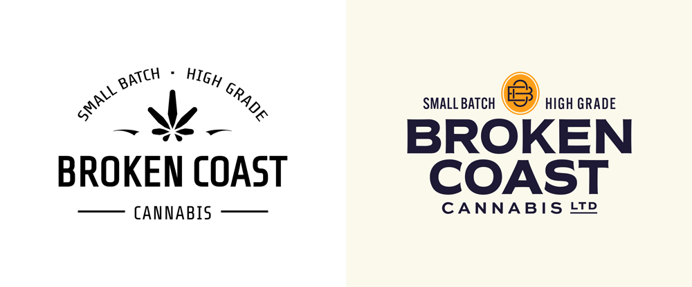 Coast Logo - Brand New: New Logo, Identity, and Packaging for Broken Coast