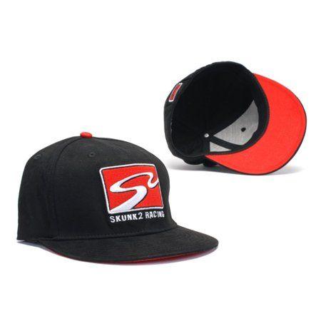 Racetrack Logo - Skunk2 Team Baseball Cap Racetrack Logo (Black) - L/XL
