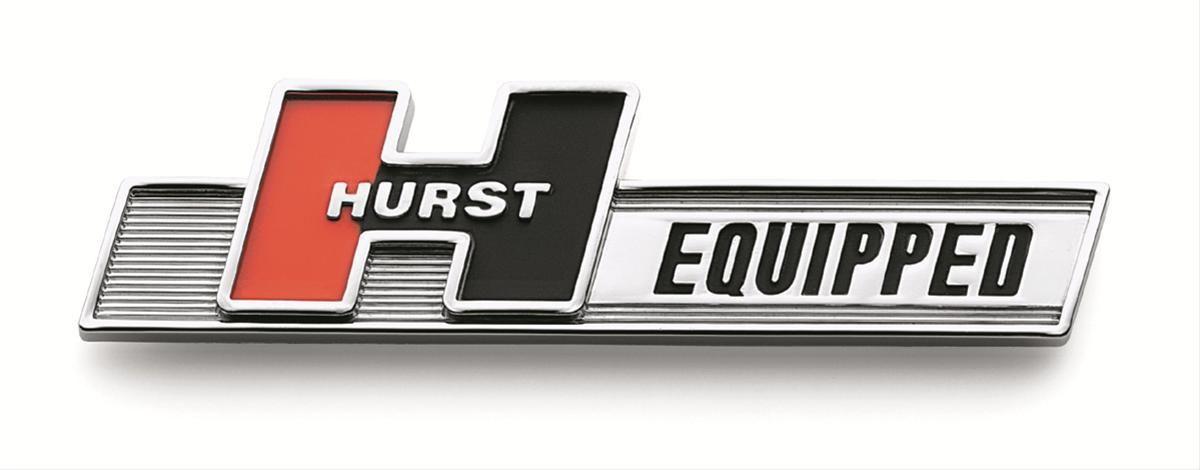 Hurst Logo - Details about Hurst Shifters Emblem Plastic Chrome Hurst Equipped Adhesive  Back Universal Ea