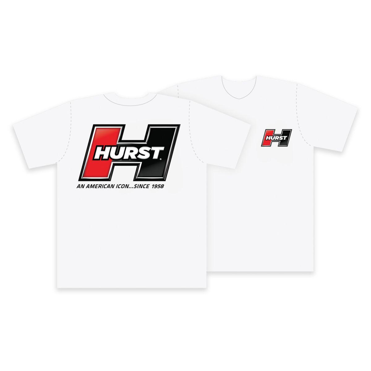 Hurst Logo - White Hurst Logo T shirt