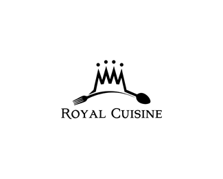 Cuisine Logo - Royal Cuisine Designed by eagle | BrandCrowd