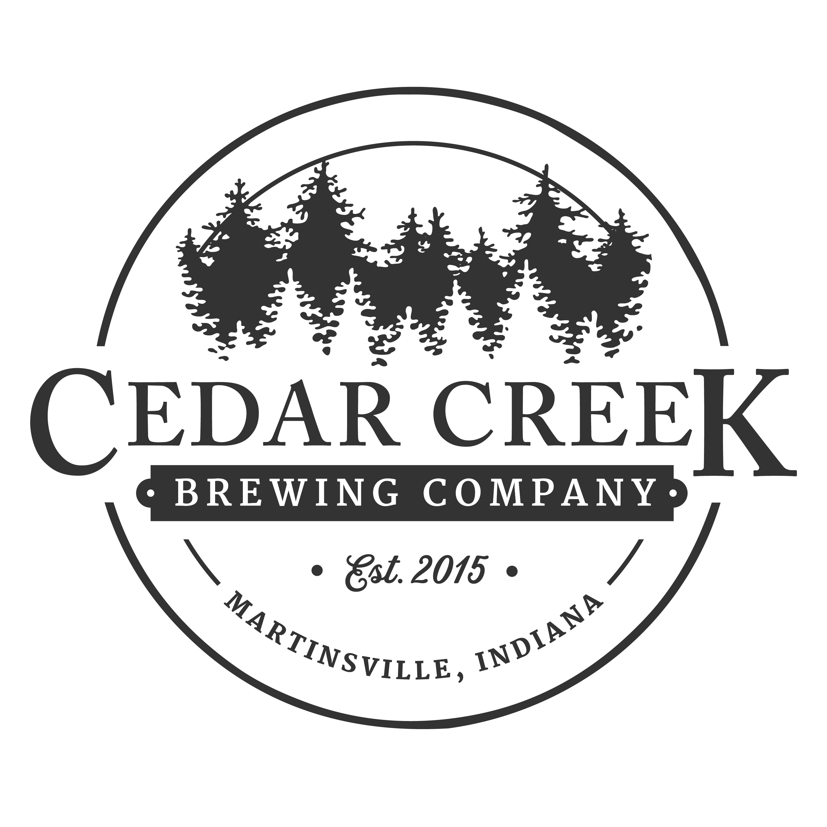 Creek Logo - wholesale – Cedar Creek Brewing Co, Martinsville, IN 46151