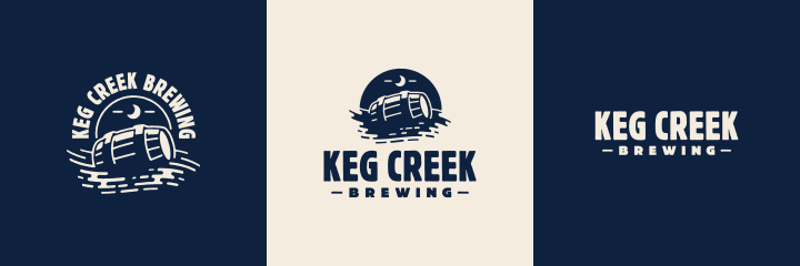 Creek Logo - Oxide Design Co. | Keg Creek Brewing identity