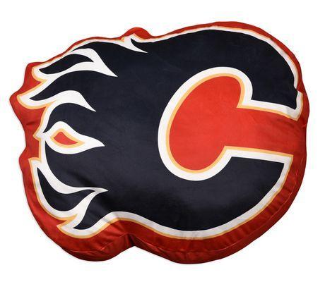 Flames Logo - NHL Team Logo Cushion- Calgary Flames | Walmart Canada