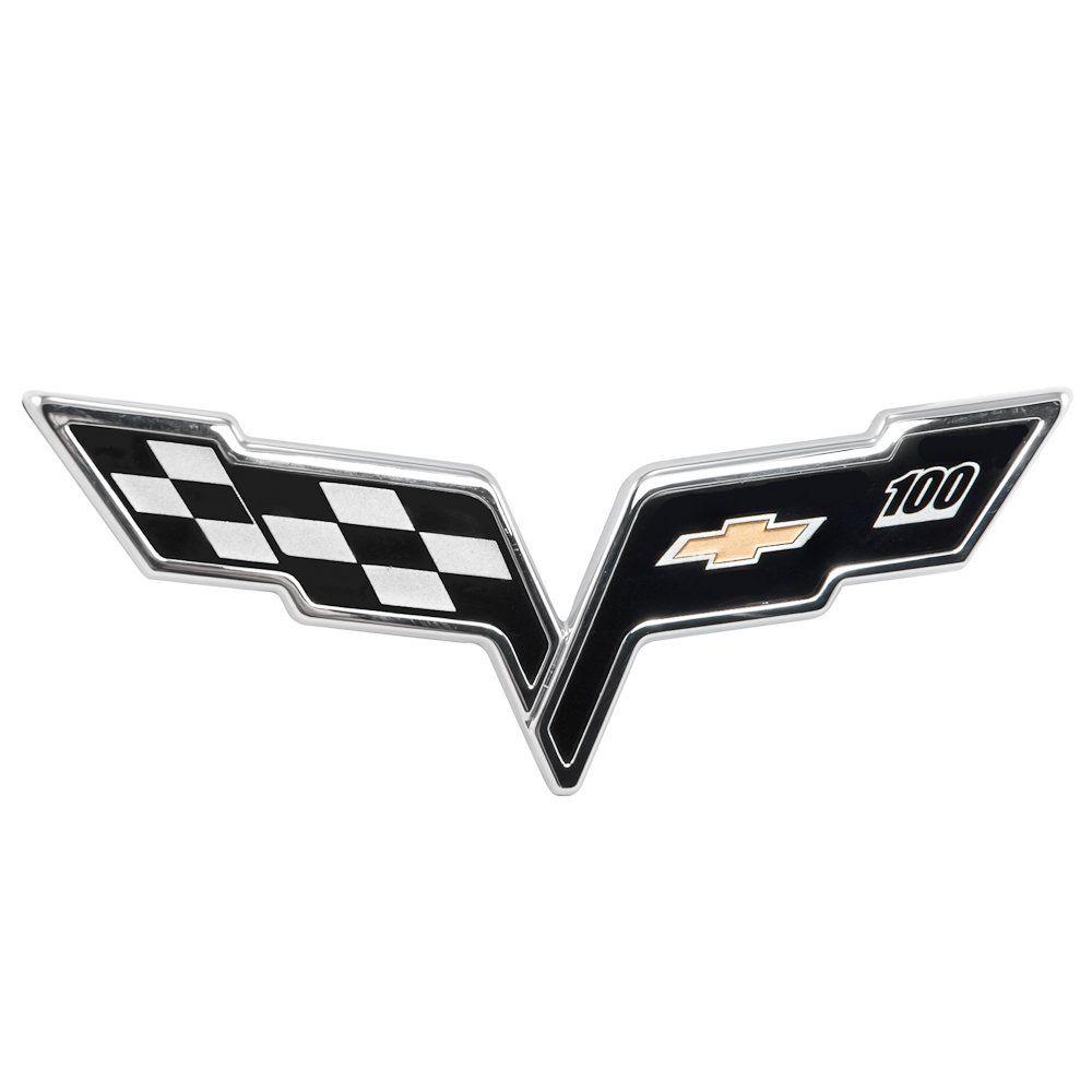 C6 Logo - C6 Corvette 100 Anniversary Emblem