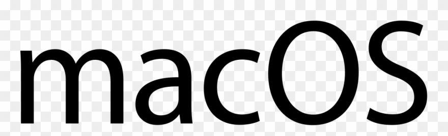 Macos Logo - File Wordmark Os Black Logo Clipart