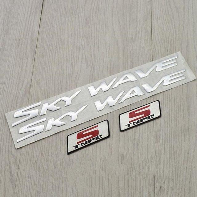 Skywave Logo - US $16.55 8% OFF|3D Graphic And Brand Name Emblem Sticker For Suzuki AN250  AN400 AN650 Skywave Burgman 250 400 650 AN new-in Decals & Stickers from ...