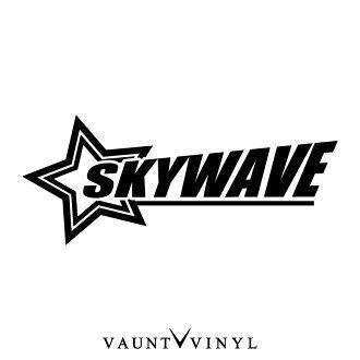 Skywave Logo - Star SkyWave sticker SkyWave SkyWave 250 ss 44 suzuki Suzuki / sticker bike  sticker decal / helmet side bag rear box tuneup mods / stars Star shooting  ...