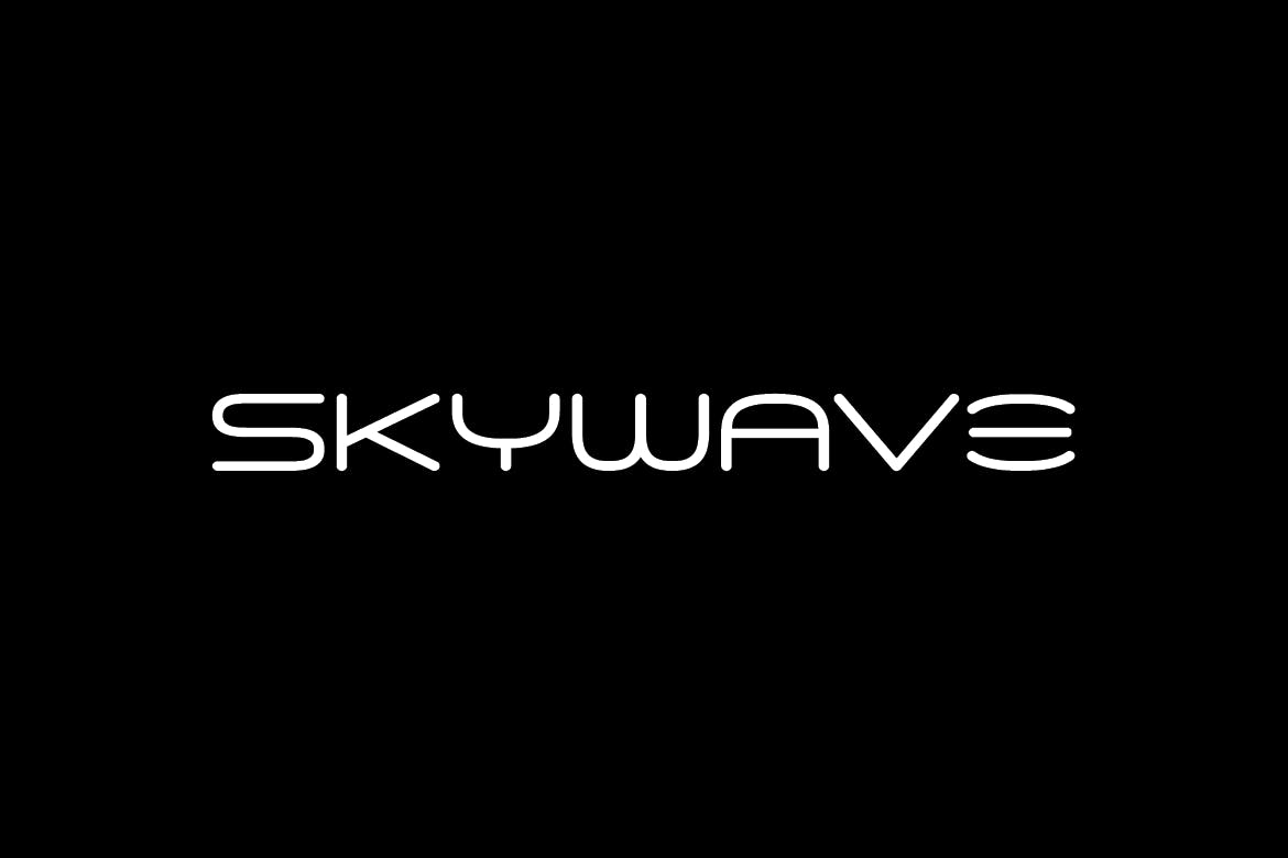 Skywave Logo - SKYWAVE - Unique & Modern Display / Logo Typeface by designova on ...