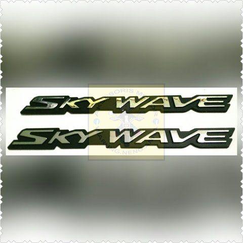 Skywave Logo - Jual emblem skywave cek harga di PriceArea.com