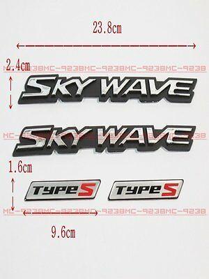 Skywave Logo - Details about Gas Tank Emblem Badge Decal for Suzuki Burgman Skywave AN 125  250 400 650 #m8