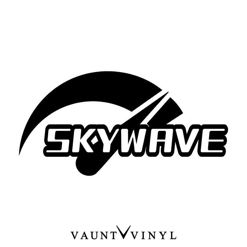 Skywave Logo - Speed SKYWAVE SkyWave sticker SkyWave SkyWave 250 ss 44 suzuki Suzuki /  sticker bike sticker decal stecker bomb speedometer / helmet side bag rear  box ...