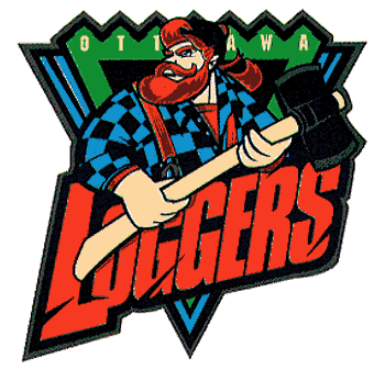 Loggers Logo - Ottawa Loggers Primary Logo Hockey International RHI