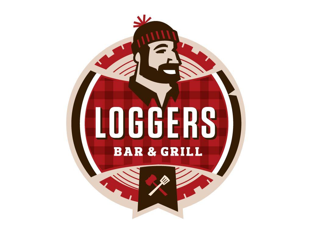 Loggers Logo - Loggers Bar & Grill Logo - Graphis
