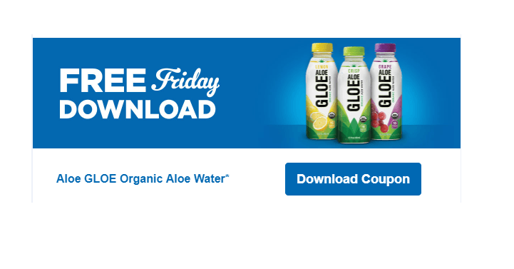 Gloe Logo - FREE Aloe GLOE Organic Aloe Water! Download Coupon Today ...