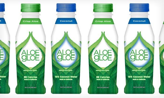 Gloe Logo - $26.99 For A 12 Pack Of Aloe Gloe Natural Aloe Water ($27.69 List Price). Multiple Flavors Available. Free Shipping