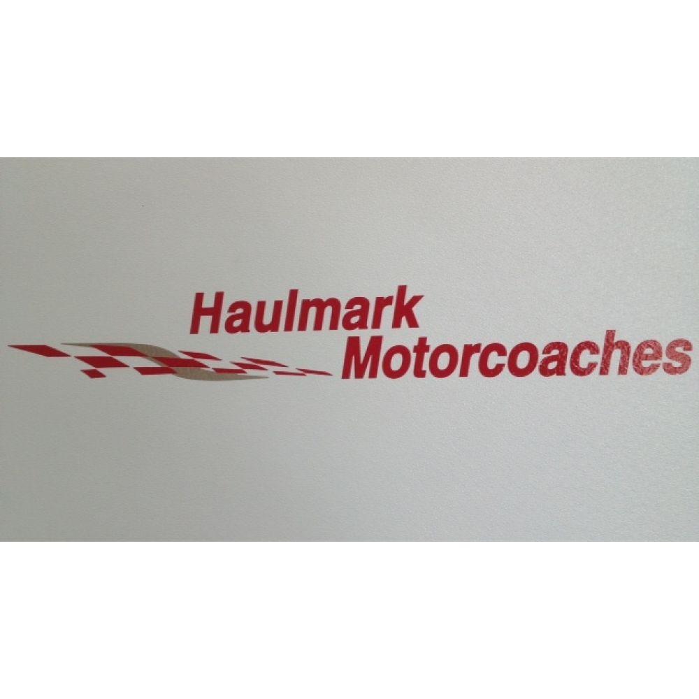 Haulmark Logo - Haulmark Motorcoaches Front Rear Flag Logo