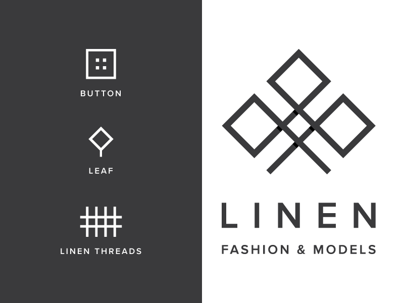 Linen Logo - Logo symbol - inspiration elements by Mitko Yugovski | Dribbble ...