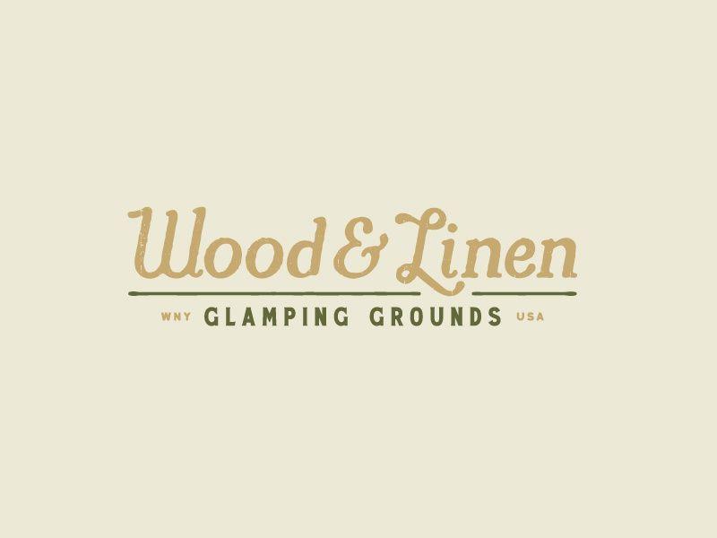 Linen Logo - Wood & Linen Logo by Rob Hopkins on Dribbble