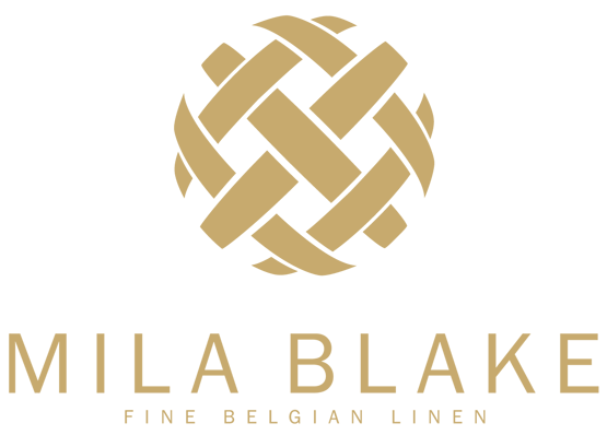 Linen Logo - MILA BLAKE. Fine Belgian Linen