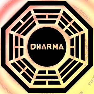 Dharma Logo - Details about Lost Dharma Initiative DHARMA LOGO Decal / Sticker Window Car  Truck Laptop