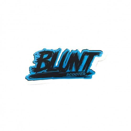 Blunt Logo - Blunt Envy Scratch Logo Sticker - Blue