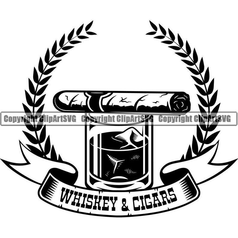 Blunt Logo - Cigar Logo #1 Smoking Tobacco Smoke Blunt Ash Ashes Bar Alcohol Drink  Whiskey Label Logo .SVG .EPS .PNG Clipart Vector Cricut Cut Cutting