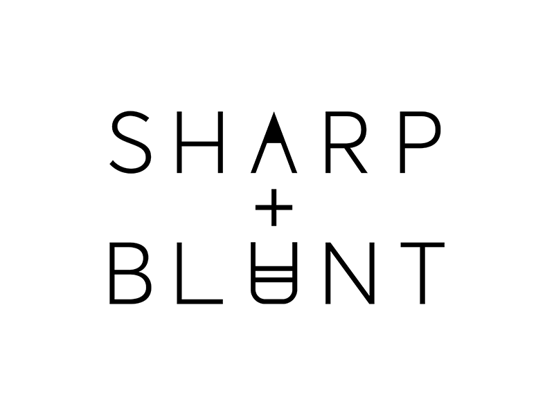 Blunt Logo - Sharp + Blunt logo