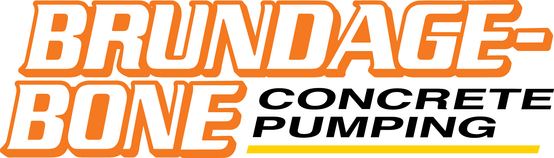 Brundage Logo - Commitment To Reliability Bone Concrete Pumping