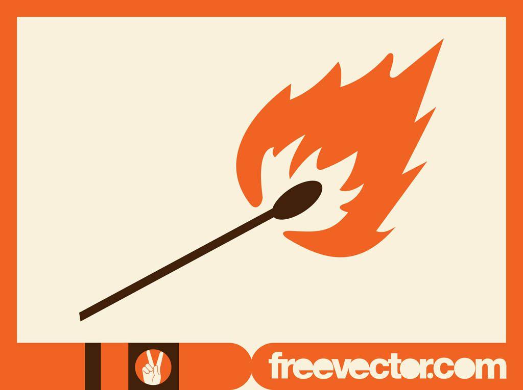 Matchstick Logo - Matchstick Icon Vector Vector Art & Graphics | freevector.com