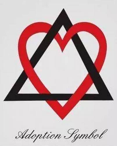 Adoption Logo - We love this! The triangle symbolizes the three sides of adoption