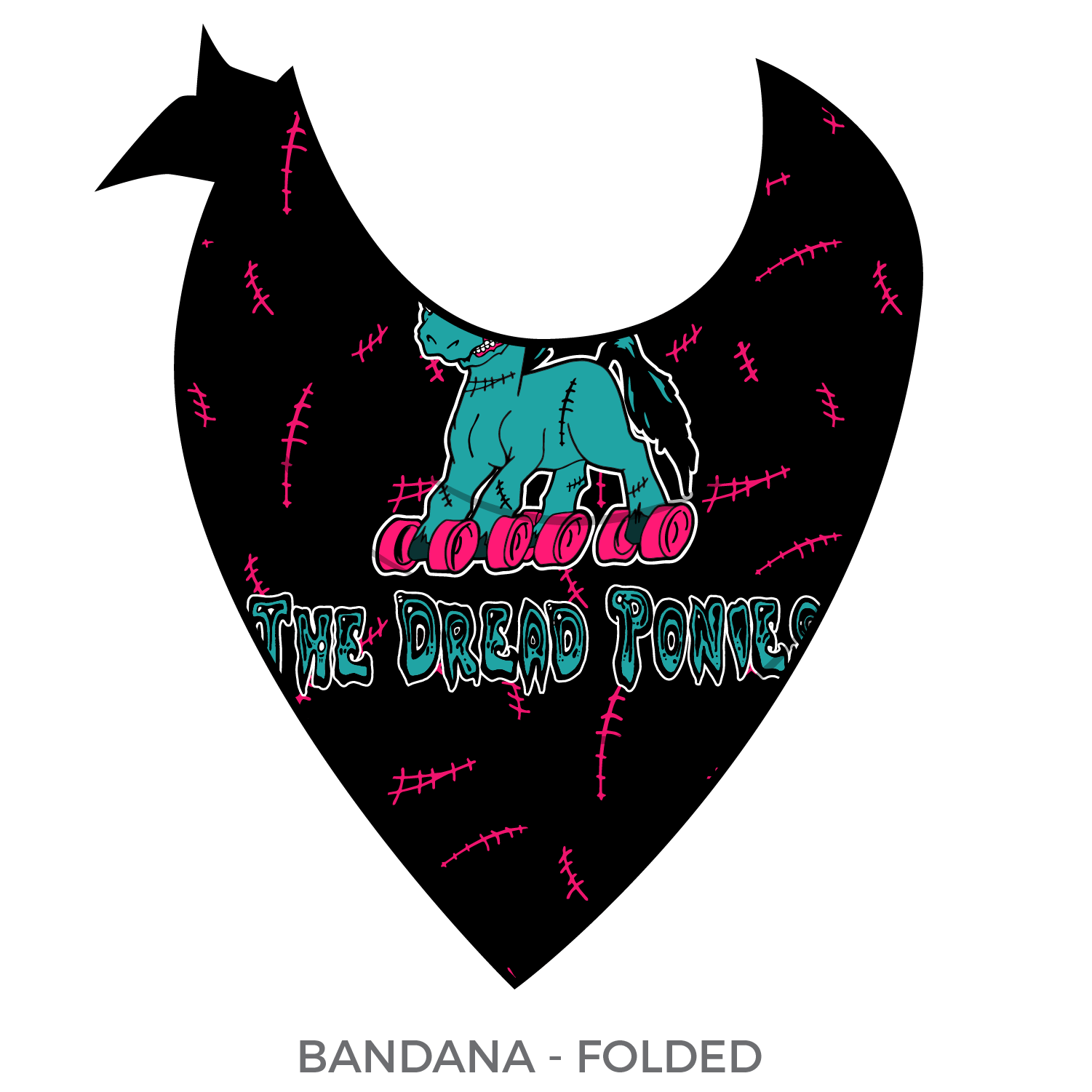 Dread Logo - The Dread Ponies: Bandana