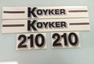 Koyker Logo - Koyker 210 Loader Decals | eBay
