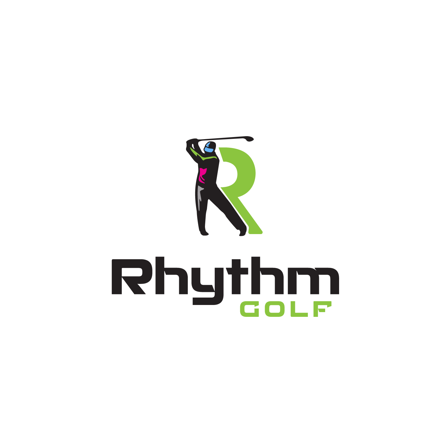 Rhythm Logo - For Sale - Rhythm Golf Letter R Logo