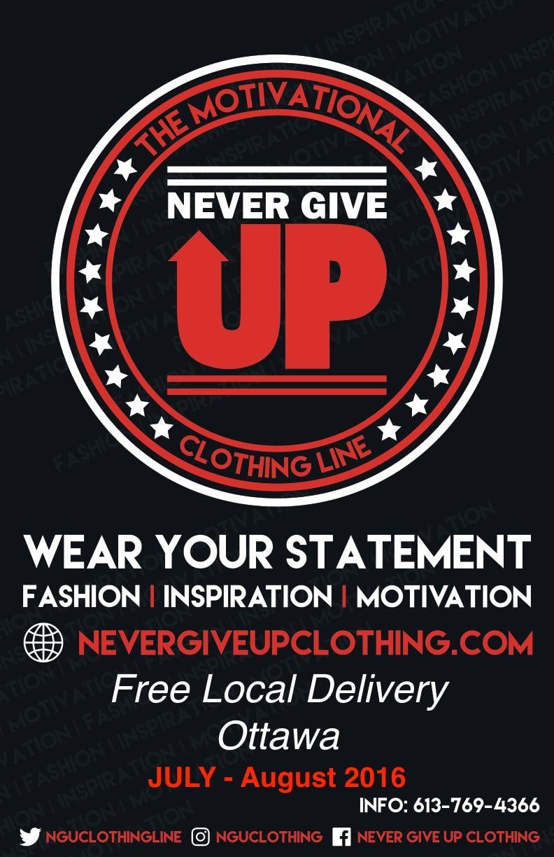 Ngu Logo - Never Give Up Clothing Store